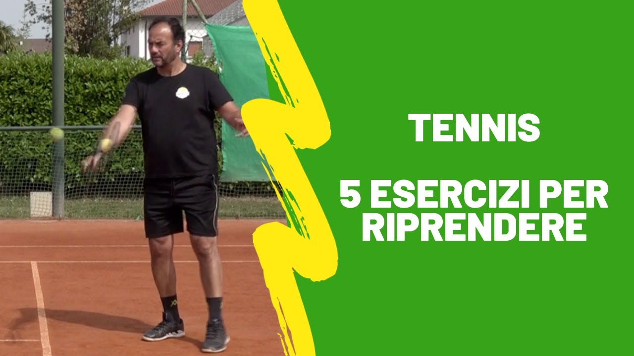 Tennis: 5 esercizi per ripartire