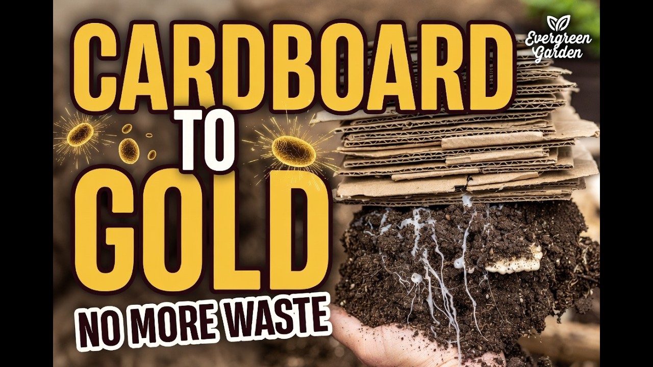 Turn Cardboard Into BLACK GOLD FAST (Microbial Composting Secrets Gardeners Don’t Know)