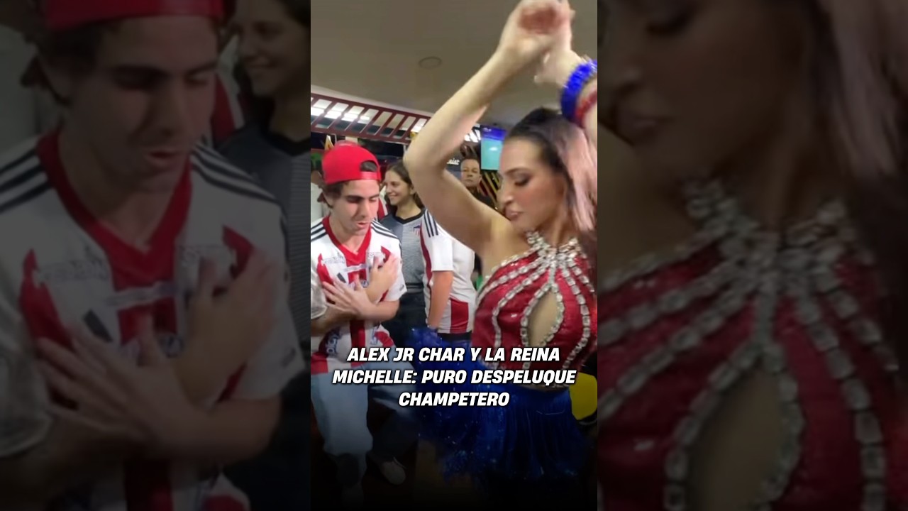 El Hijo de Alex Char y la reina del carnaval Michelle bailando Champeta e la troja #carnaval