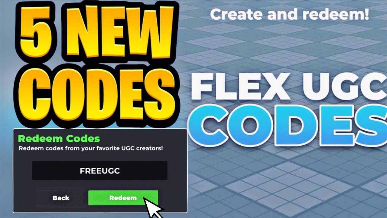 *НОВЫЕ* Все рабочие коды обновления для Flex UGC на февраль 2026 года | Коды ROBLOX FLEX UGC