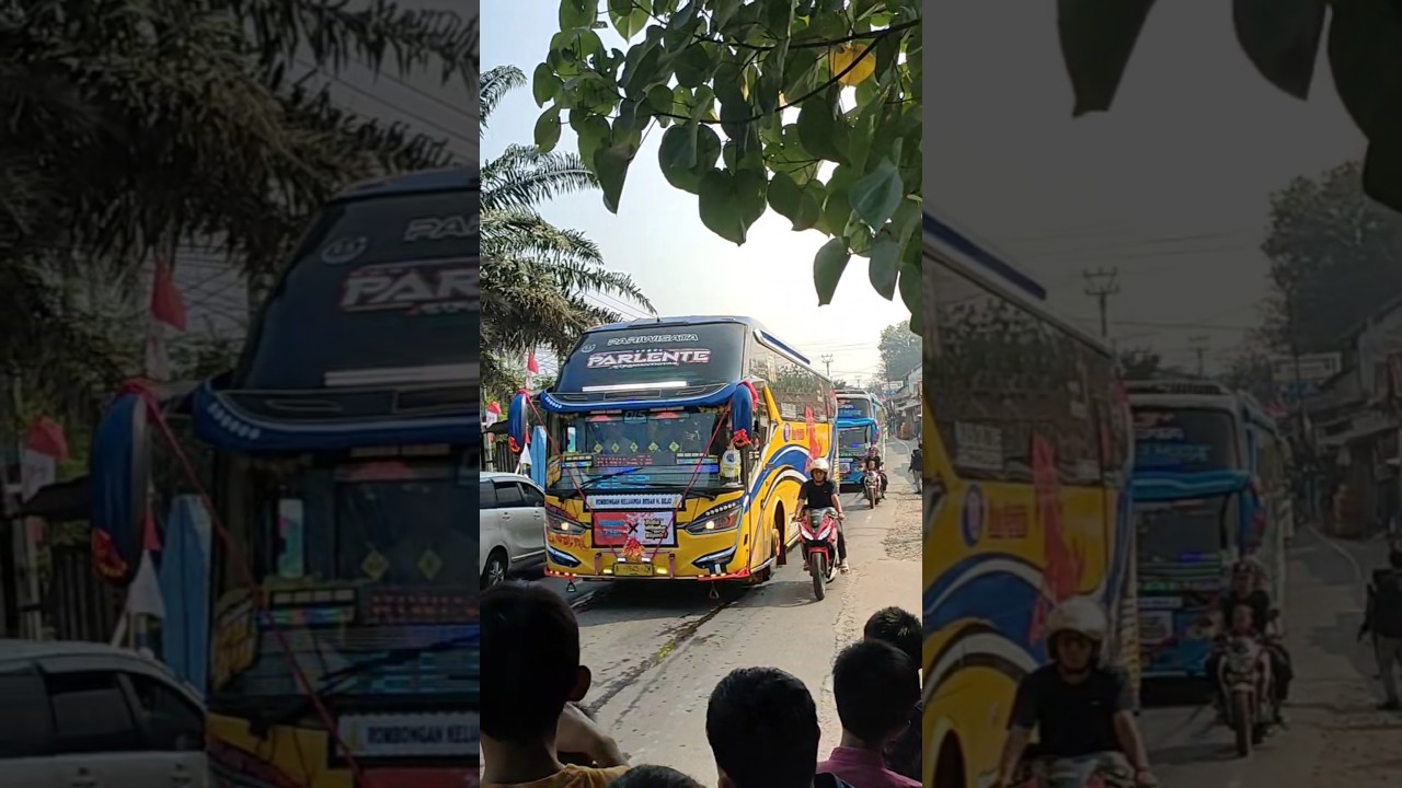 Telolet Bus Sr2 Mboiss Dewi Permata Parlente || Trip Anyer 18 Agustus