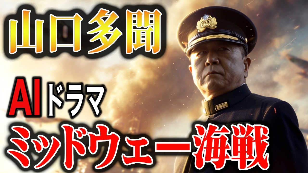 【ミッドウェー海戦】山口多聞の決断と飛龍の最期｜AIドラマ