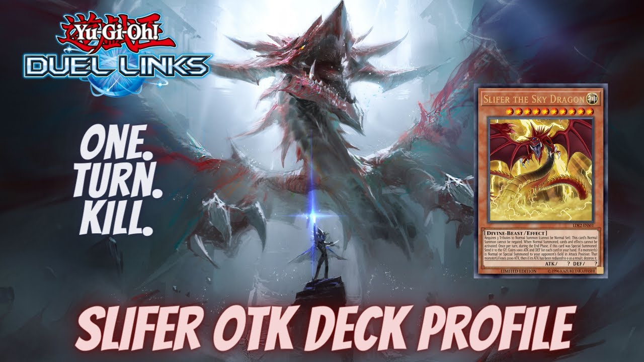 IF IT WORKS, YOU WIN! - CRAZY OTK WITH SLIFER! - SLIFER OTK DECK PROFILE YU-GI-OH DUEL LINKS