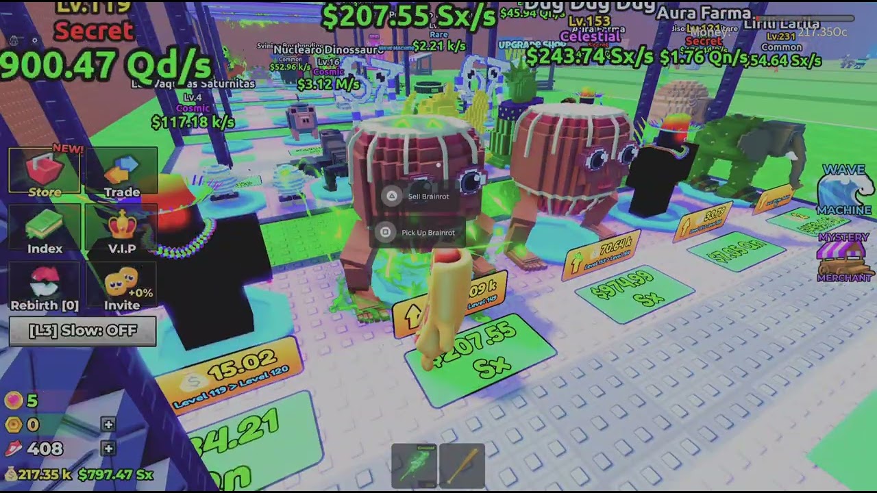 In This Video I Play Escape Tsunami For Brainrots pt1