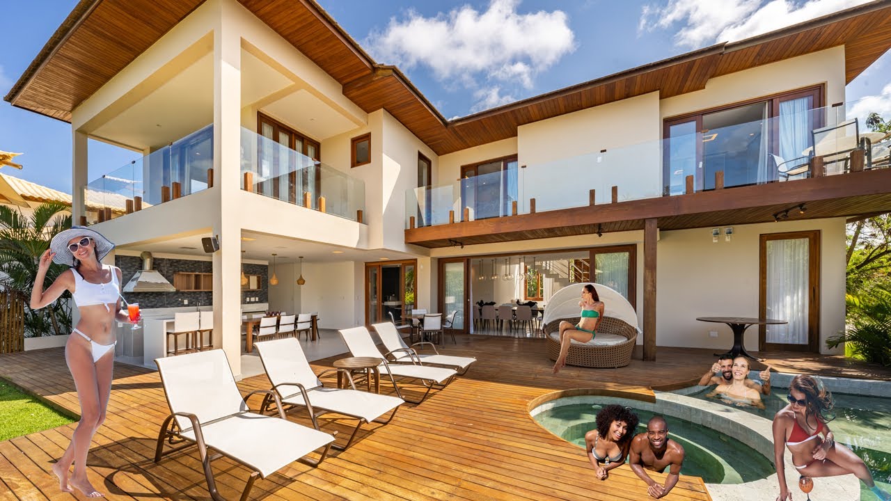 ❤️  CASA DE ALTO LUXO NA PRAIA DO FORTE CONDOMÍNIO ENSEADA DO CASTELO | ALUGUEL TEMPORADA