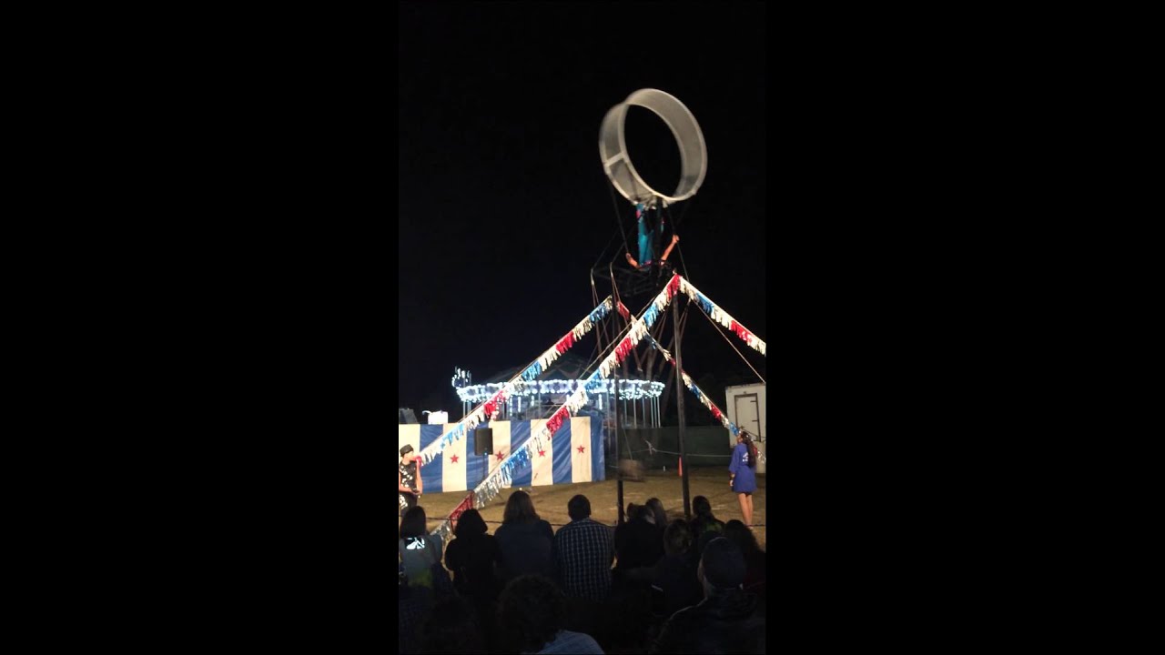 Fearless Flores circus performer at the fair