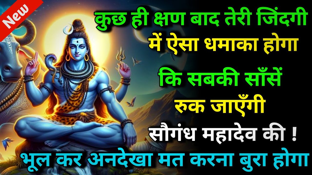 888 🕉️ Mahadev ji ka sandesh 🌈कुछ ही क्षण बाद तेरी जिंदगी में ऐसा धमाका होगा कि सबकी साँसें ✨ Divine