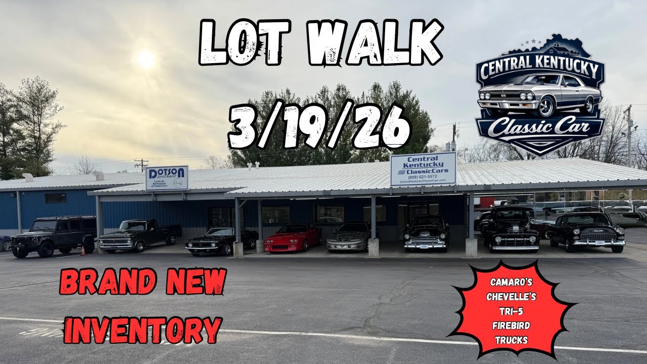 Прогулка по площадке классических автомобилей Центрального Кентукки 19.03.2026