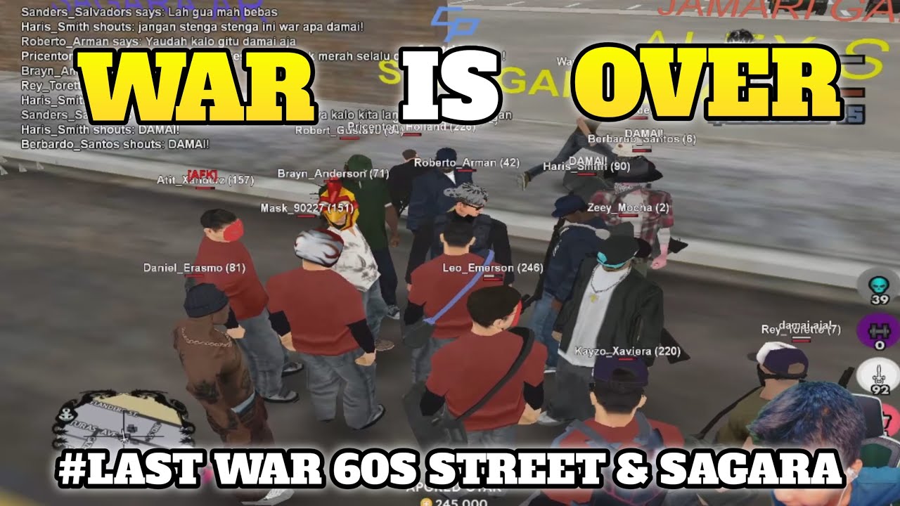 PEPERANGAN TERAKHIR DARI GANGS 60S DAN SAGARA II GTA SAMP ROLEPLAY