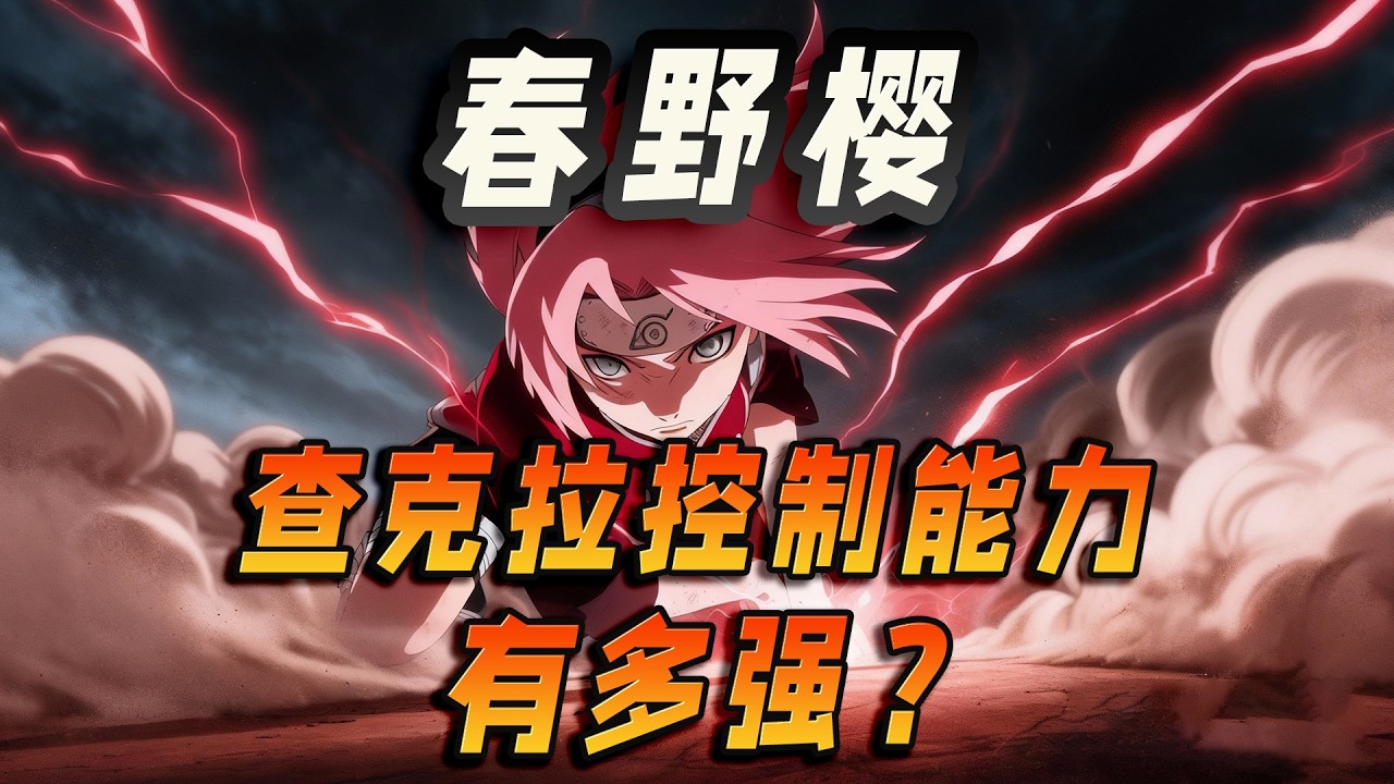 小樱的查克拉控制能力有多强？超越大部分晓组织成员没问题
