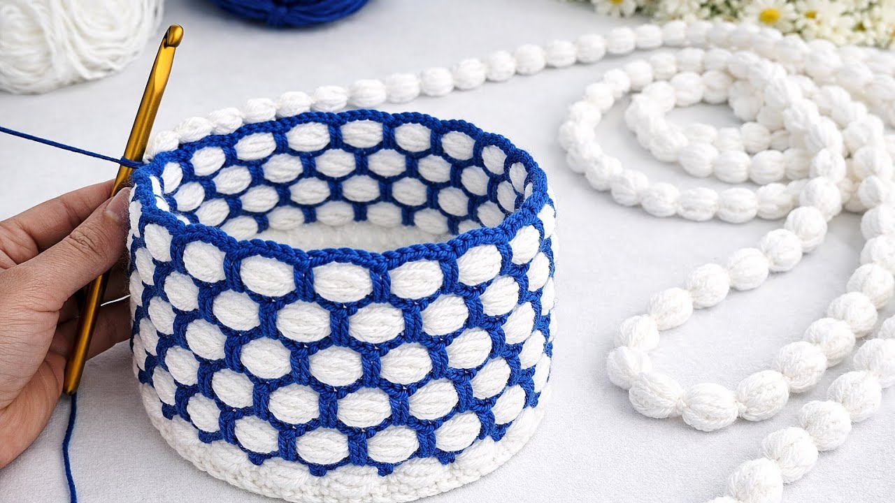 💰 I made 50 in one day and I sold them all! This is the best decorative baskets crochet.