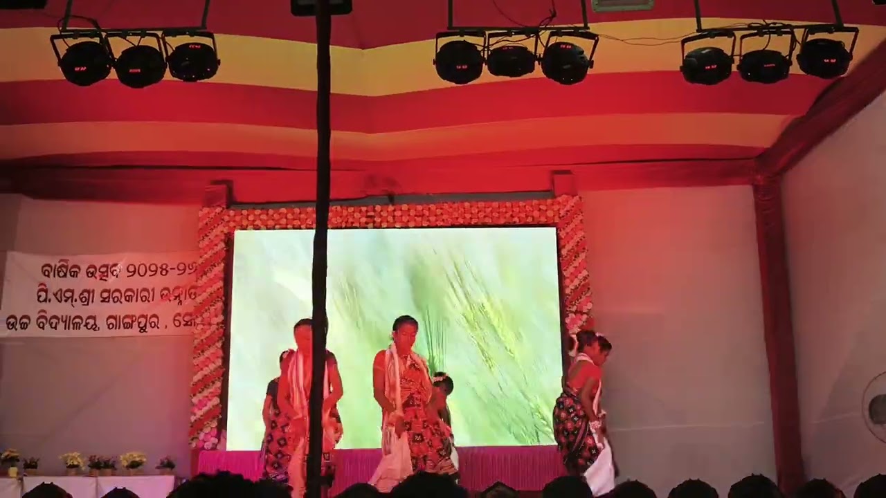 Sambalpur dance in gangpur government school 🏫🎒... odisha, Ganjam 
