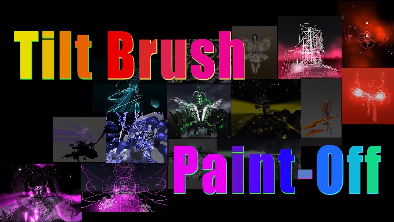 Tilt Brush Paint Off│Live Online Worldwide VR Art Event│Artist's Commentary & Highlights│VR Painting