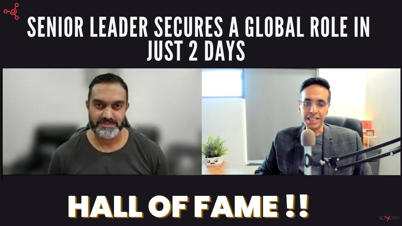 Senior Leader Secures A Global Role In Just 2 Days