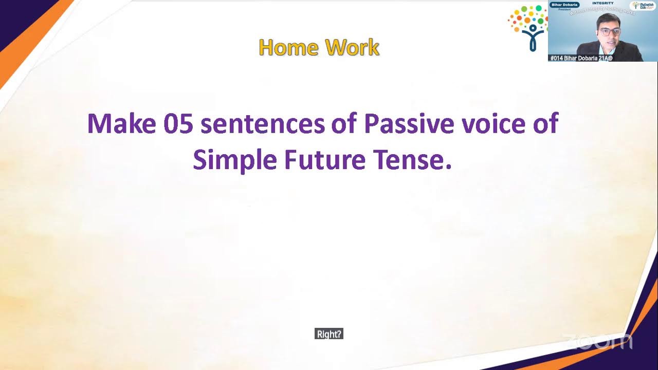 21st MYEC DAY#52 !! 12-02-2026 PASSIVE VOICE - SIMPLE FUTURE TENSE