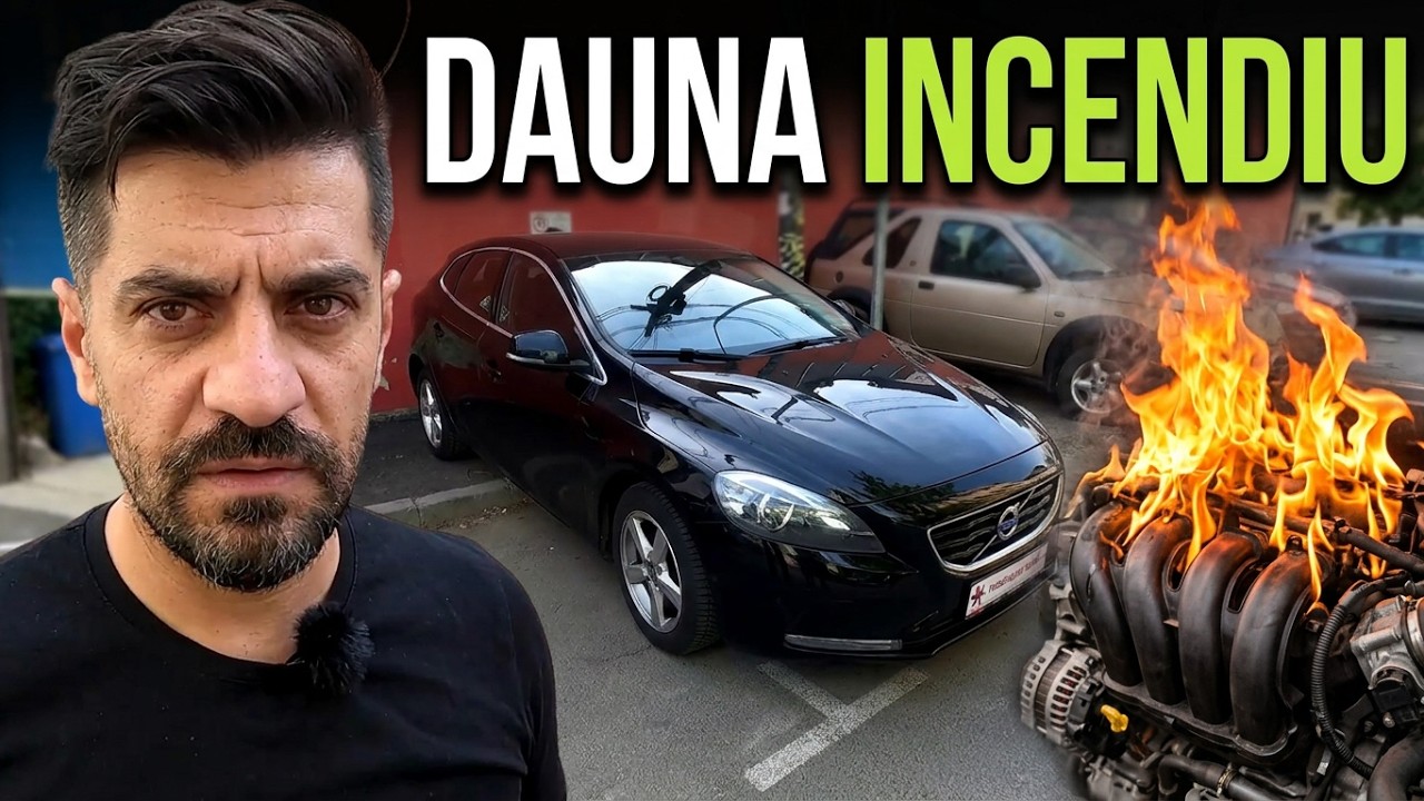 Volvo V40 cu dauna de INCENDIU. Si nu iti dadeai seama!