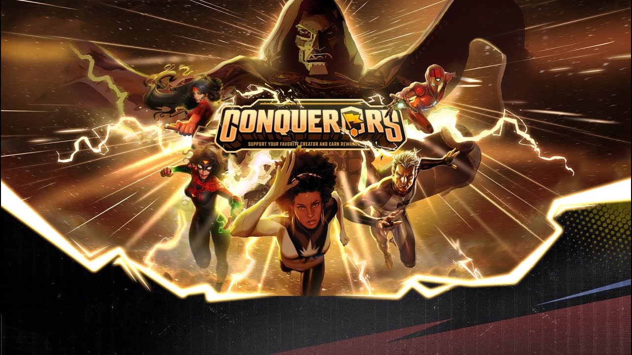 Анонс соревнования среди зарубежных создателей контента MARVEL SNAP #CONQUERORS. Август 2023