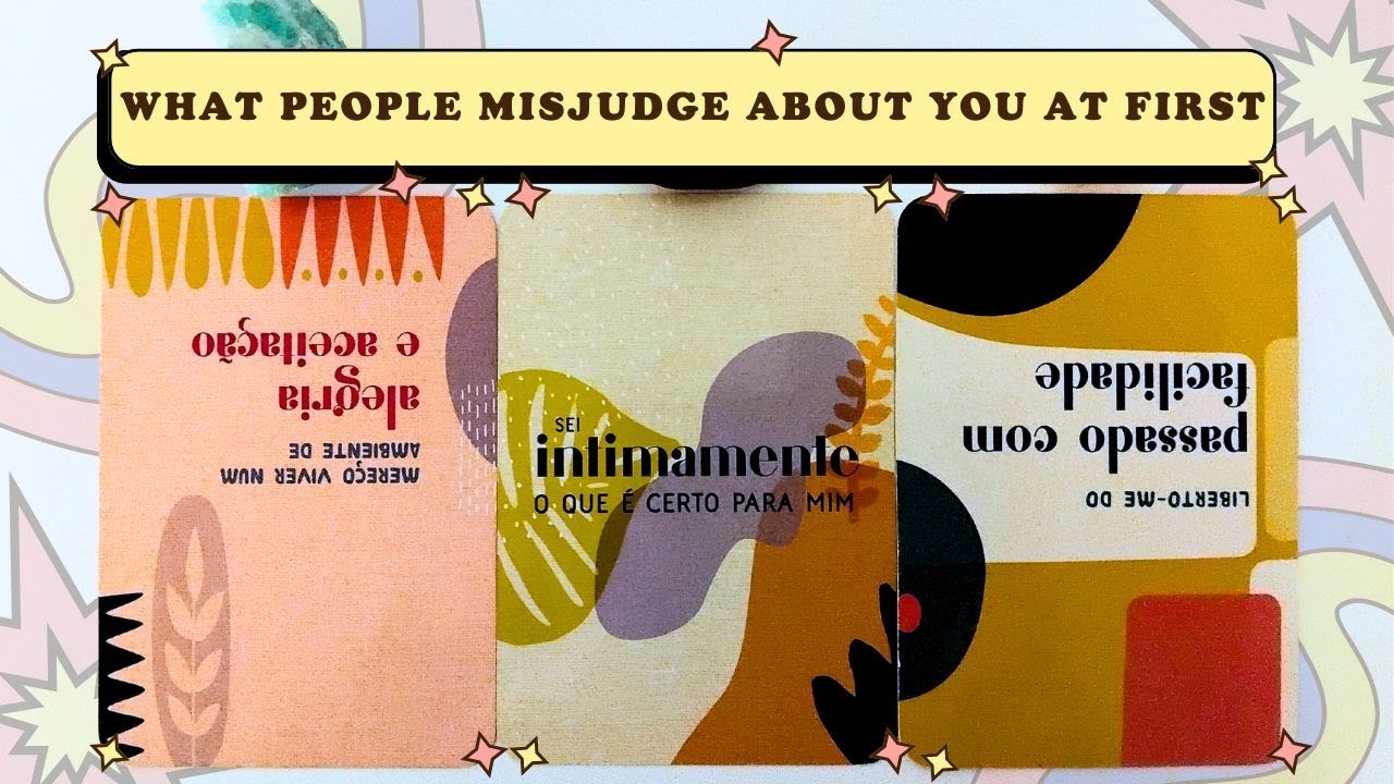 🌫️ WHAT PEOPLE MISJUDGE ABOUT YOU AT FIRST | Pick a Card Tarot Reading 🔮