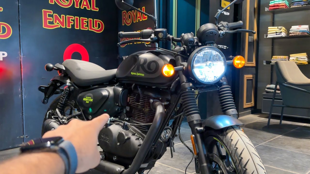 2026 All New Royal Enfield Hunter 350 BS7 Graphite Grey Full Review