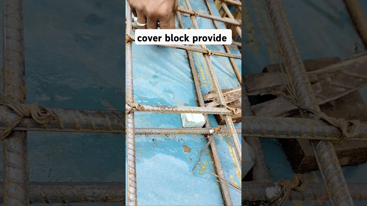 Cover block provide in rcc slab👷 #construction #civilwork #housedesign #kitchendesign #gharkadesign