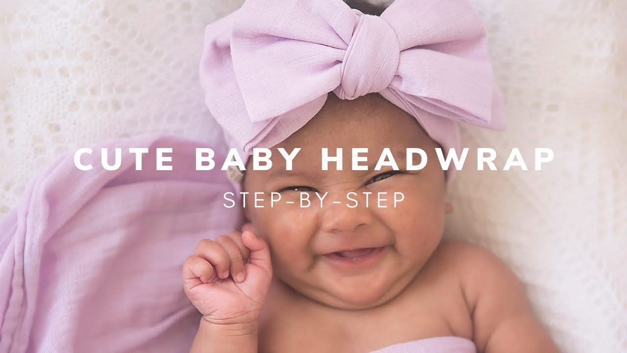 How to Tie a Karibou Baby Topknot Headwrap Headband into Big Bow
