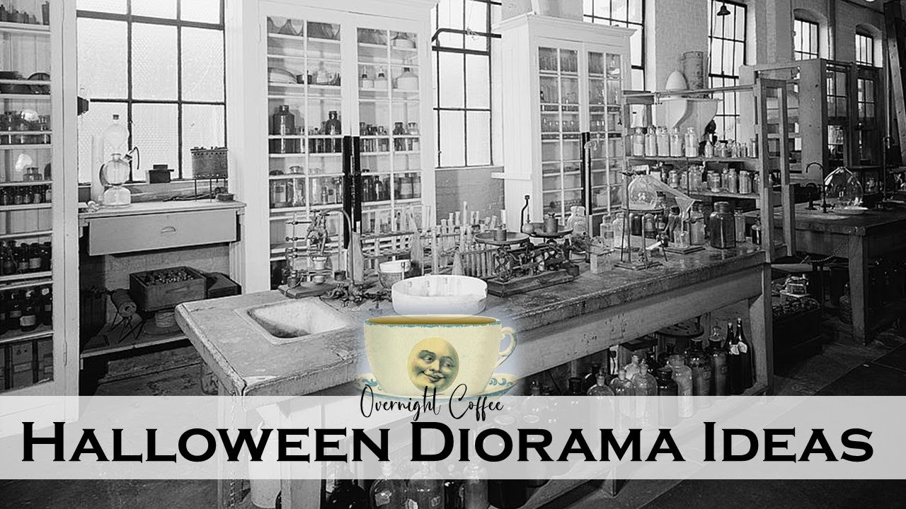 Halloween Diorama Ideas #diyminiature #miniatureart #miniatures