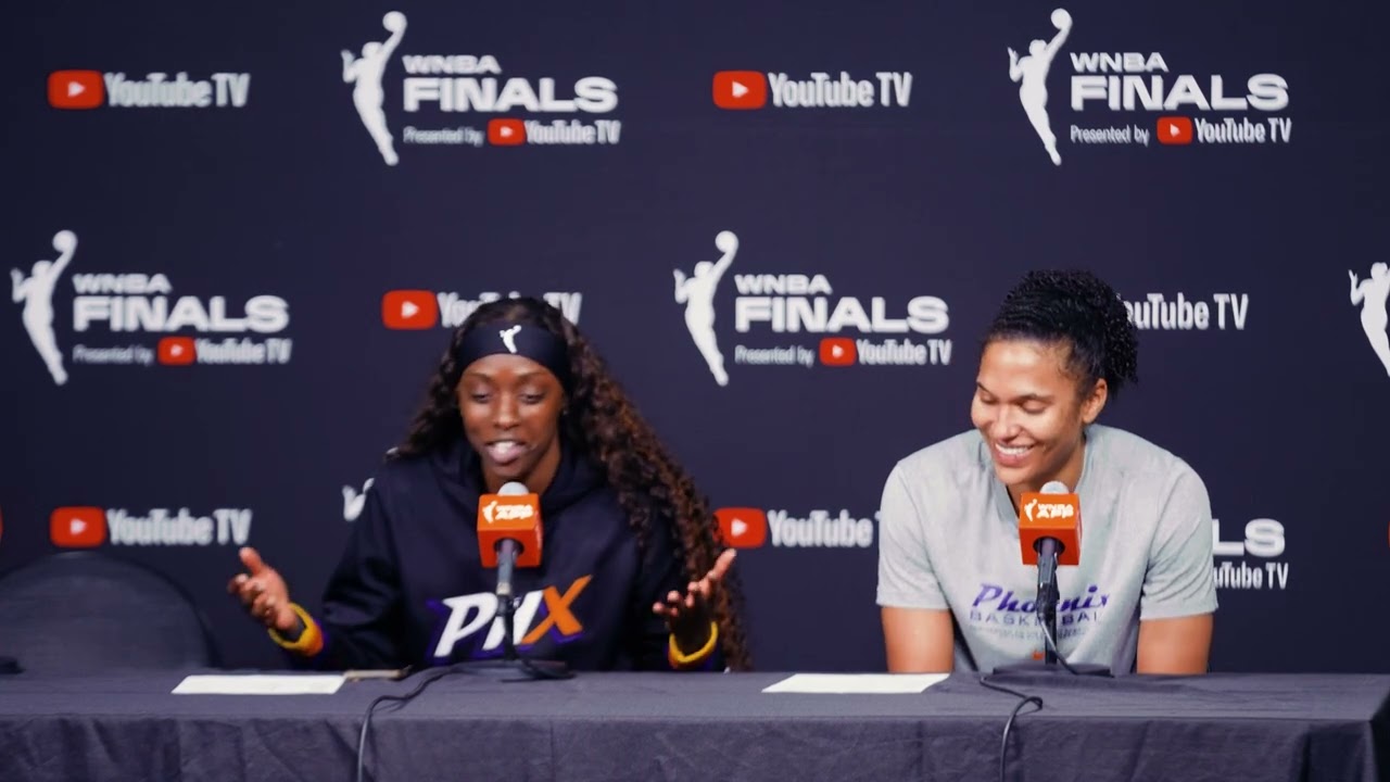 Kahleah Copper and Alyssa Thomas WNBA Finals Game 4 Media Avail vs. LV Aces | October 10th, 2025