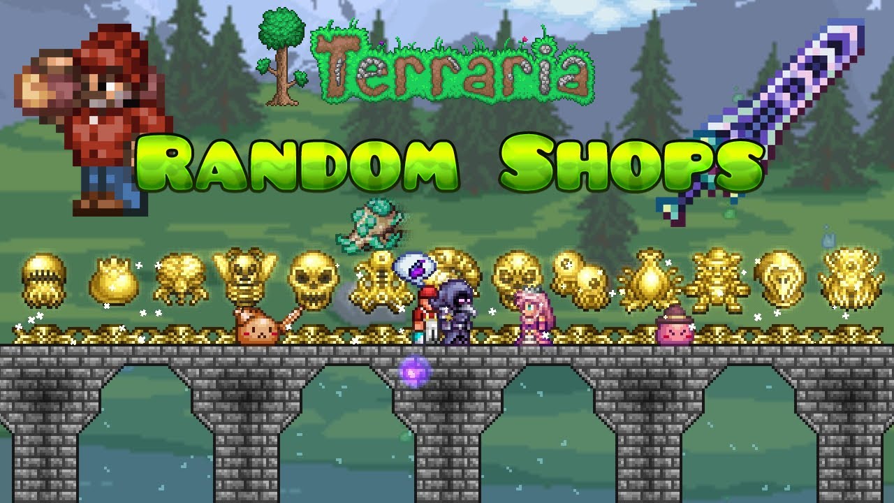 Terraria but NPC shops are RANDOMISED!