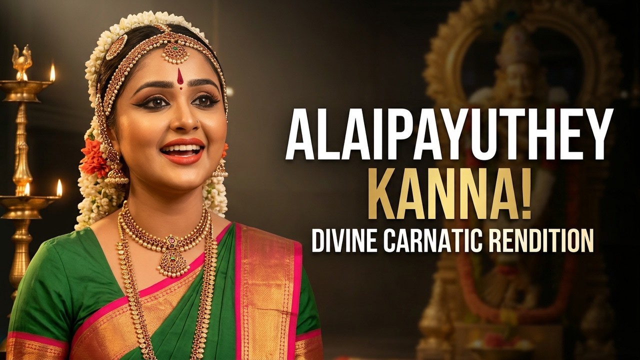Alaipayuthey Kanna | Devotional Carnatic Rendition | அலைபாயுதே கண்ணா | Krishna's Divine Love