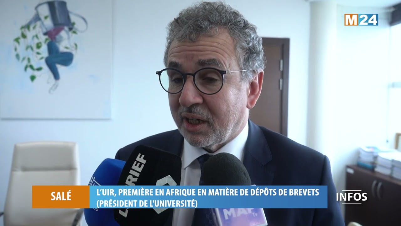 L’UIR, première en Afrique en matière de dépôts de brevets (Président de l'Université)