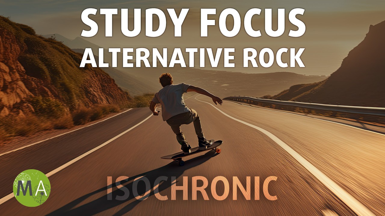 Study Focus Alternative Rock Study Music + Beta Isochronic Tones