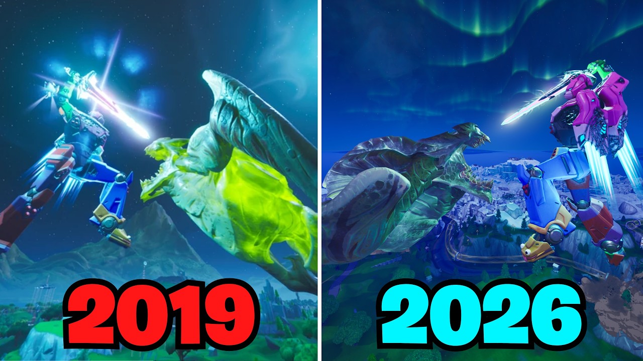 Full Fortnite Final Showdown Live Event Comparison (2019 vs 2026)