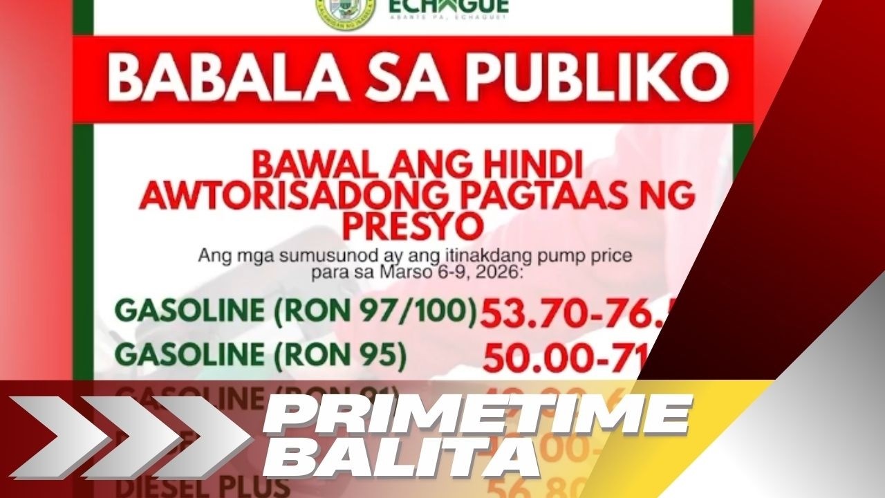 16 NA GASOLINAHAN SA ECHAGUE, INISYUHAN NG NOTICE OF VIOLATION MATAPOS LUMABAG SA PUMP PRICE NG DOE
