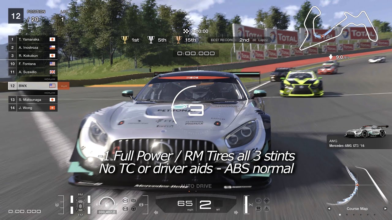 Gran Turismo 7 | 1 Hour Endurance | Maggiore - The Human Comedy | Mercedes-AMG GT3 '16 [4K60]
