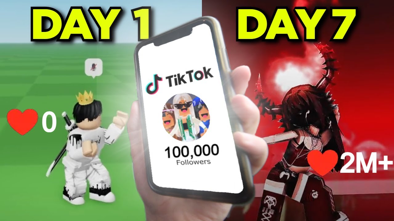 Я СТАЛ ВИРУСНЫМ В TIKTOK, используя Roblox...