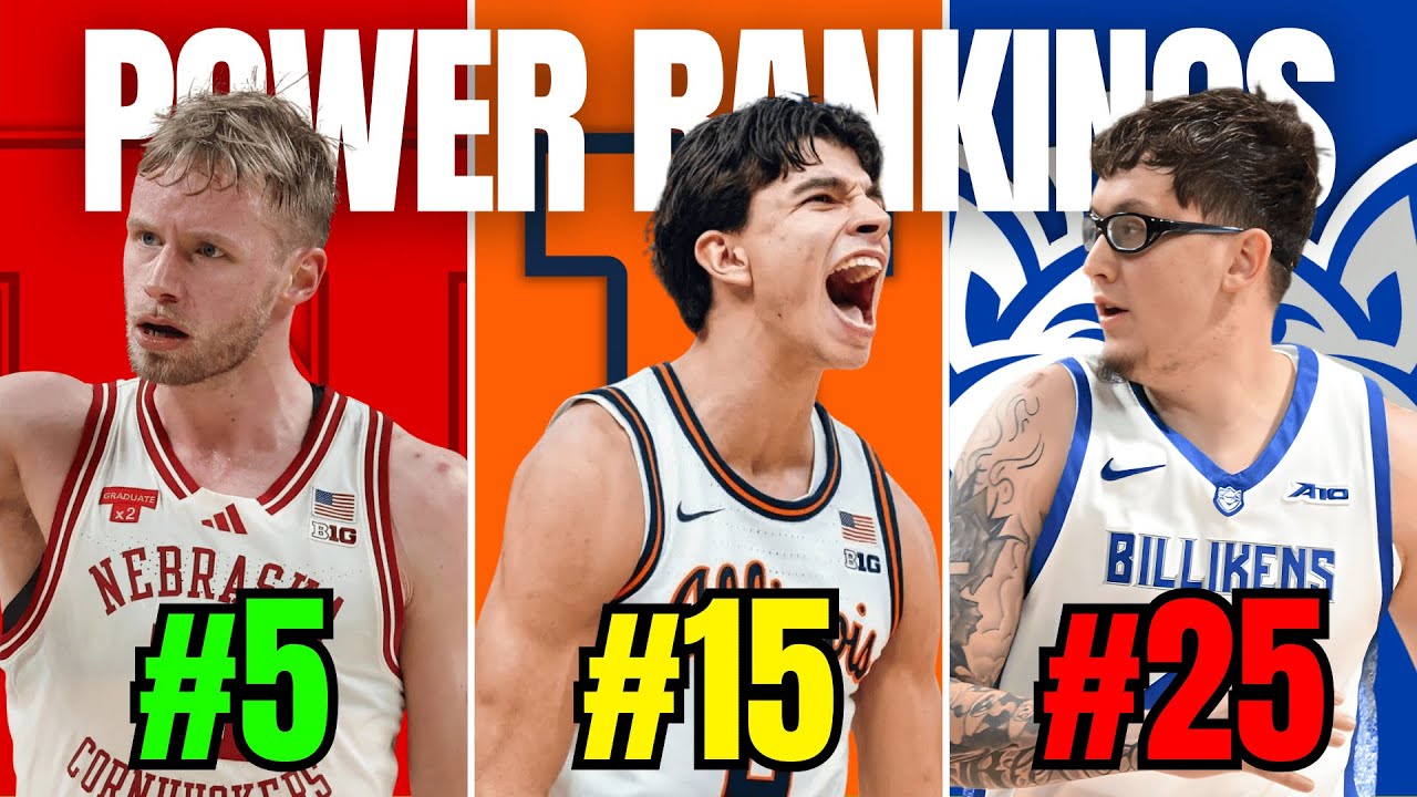 Ranking the Top 25 Teams in College Basketball after Week 10
