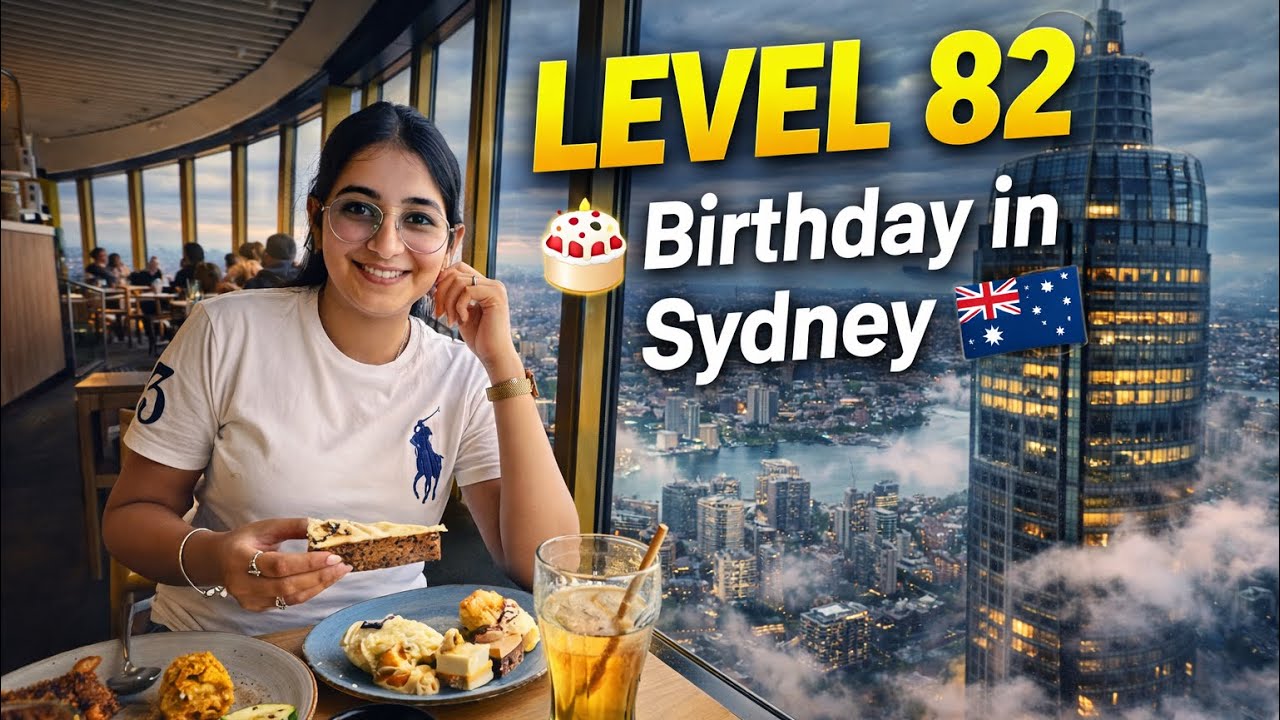 Level 82 Tak Gaye 😱 | First Time Skyfeast Tower Sydney, Australia 🇦🇺
