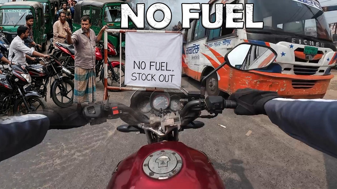 Suddenly Fuel Ran out at the fuel station | Motovlog