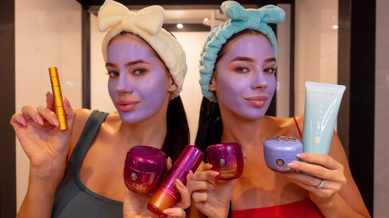 PAMPER DAY - NIGHTTIME SKINCARE ROUTINE , UPDATED HAIR COLOUR | VLOMGMAS DAY 9
