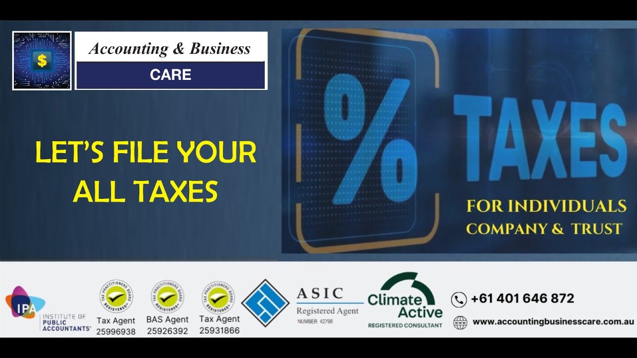 Taxation Service for Individuals, Small Business, Company & Trust #accounting #taxservices #gst