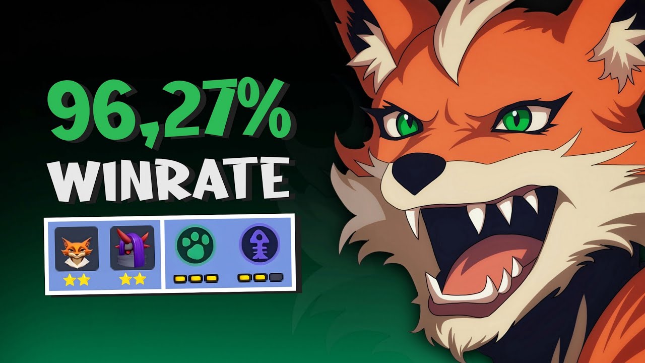 THE MOST STABLE BUILD - 6 BEAST WITH REDFOX & ROGUE • AUTO CHESS #77