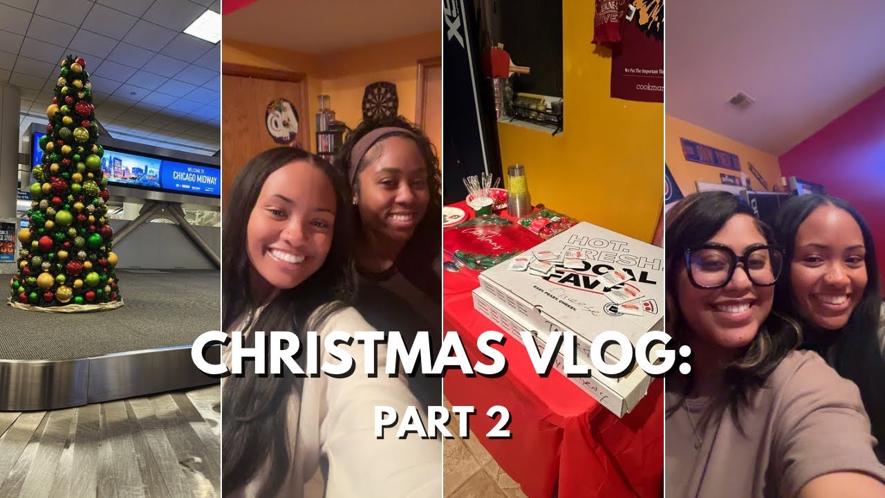 VLOG | Christmas 2025: Part 2 | Christmas in Chicago | Wayfair Store | Friends & Family