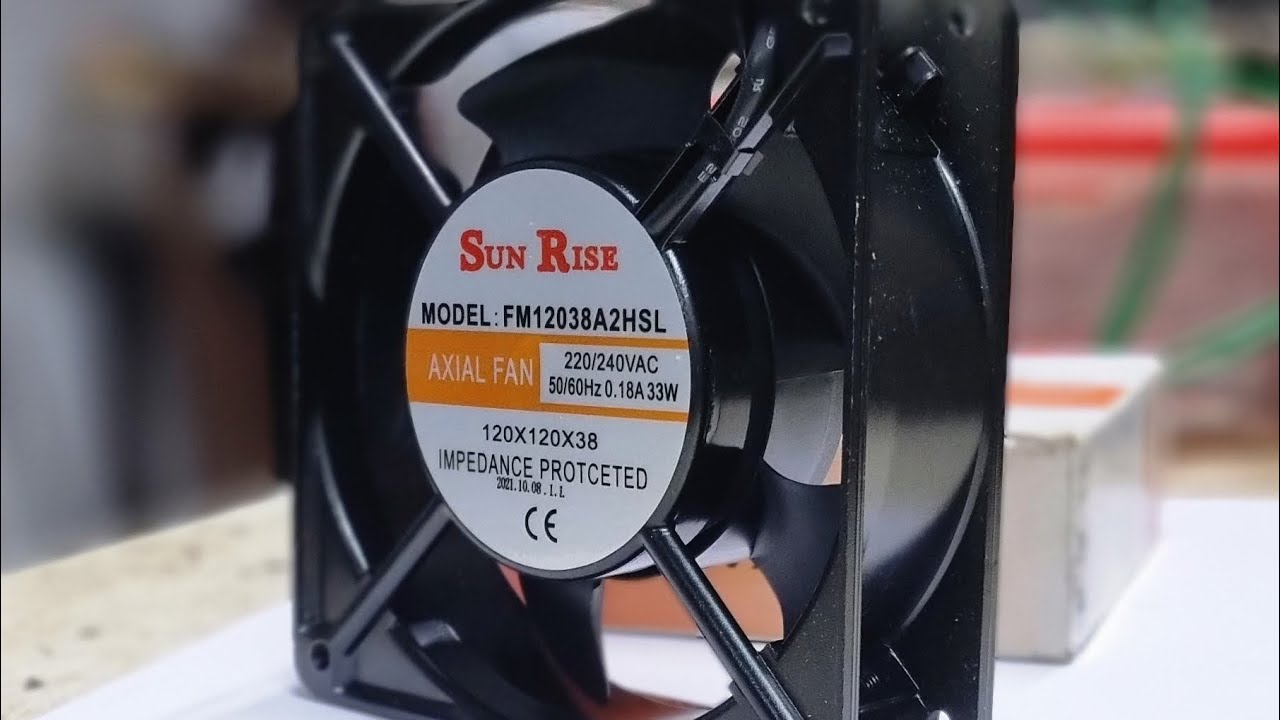 Axial fan 220/240VAC  metal body AC cooling fan
