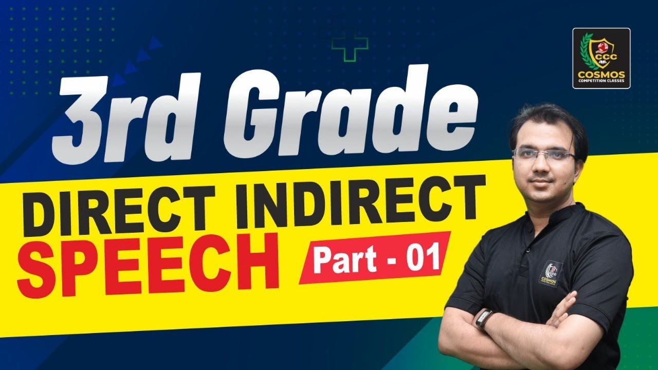 3rd Grade direct indirect speech | 3rd Grade English By Manish Mangal Sir
