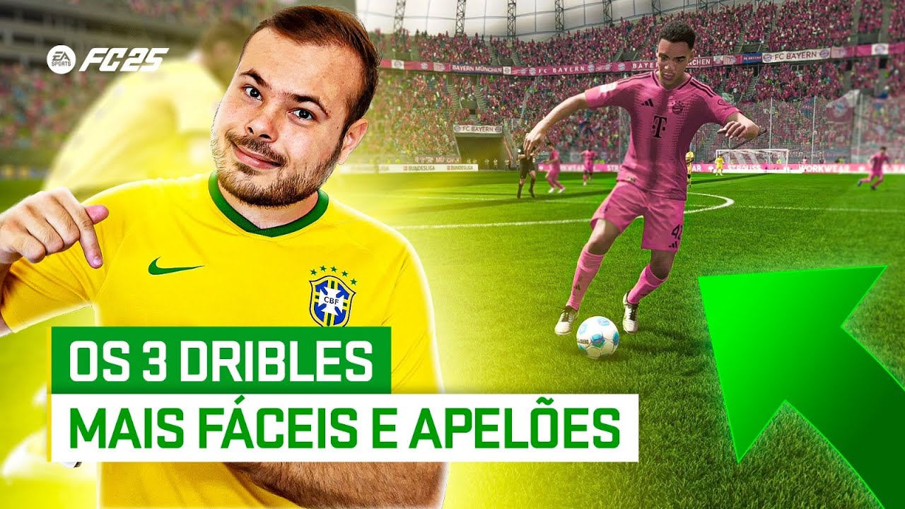 FC 25 | 🧙‍♂️ Tutorial dos DRIBLES MAIS FÁCEIS e APELÕES do jogo!