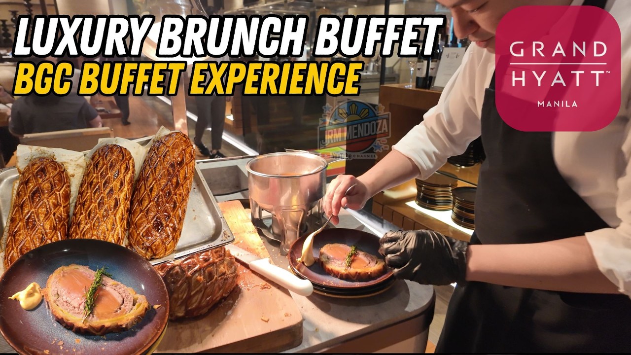 [4K] GRAND HYATT MANILA BRUNCH BUFFET  | Grand Kitchen Grand Hyatt Full Food Tour
