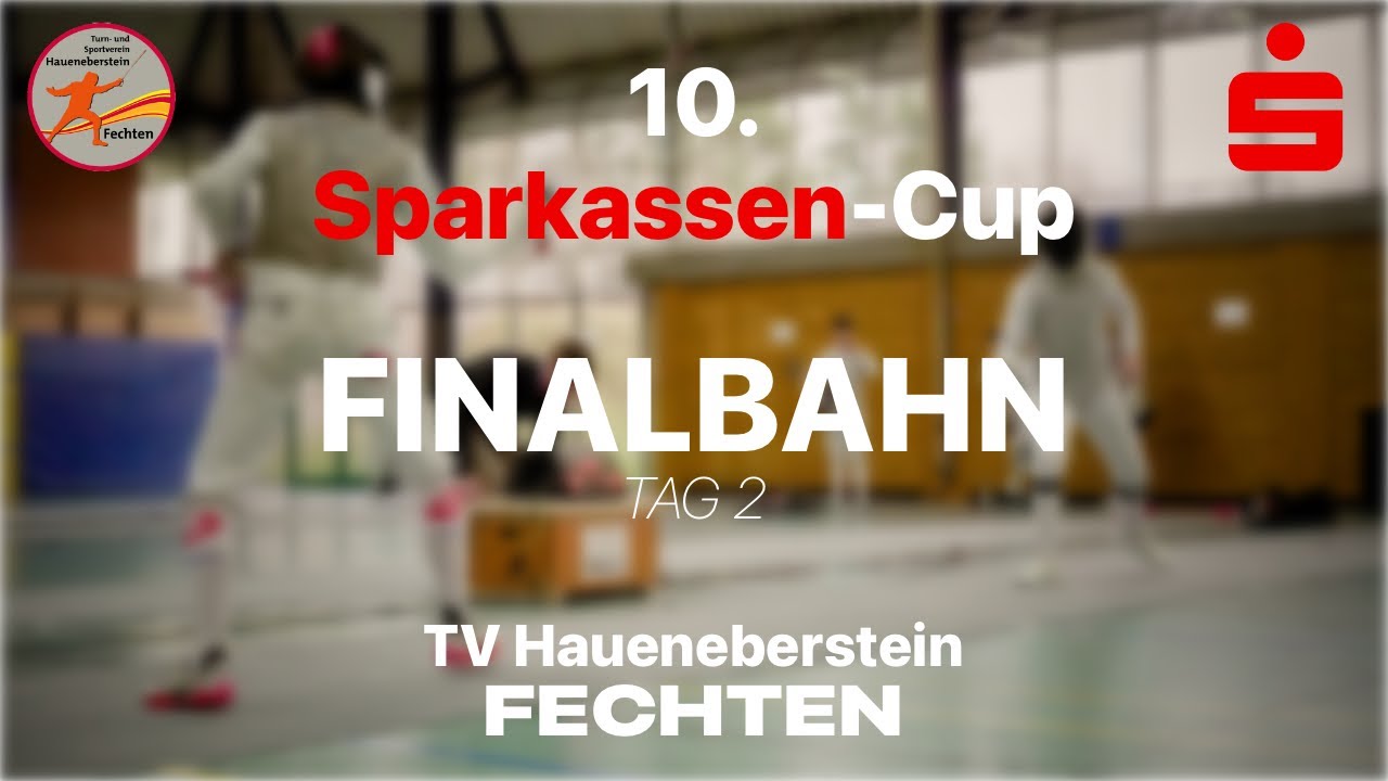 Podium und Finalbahn