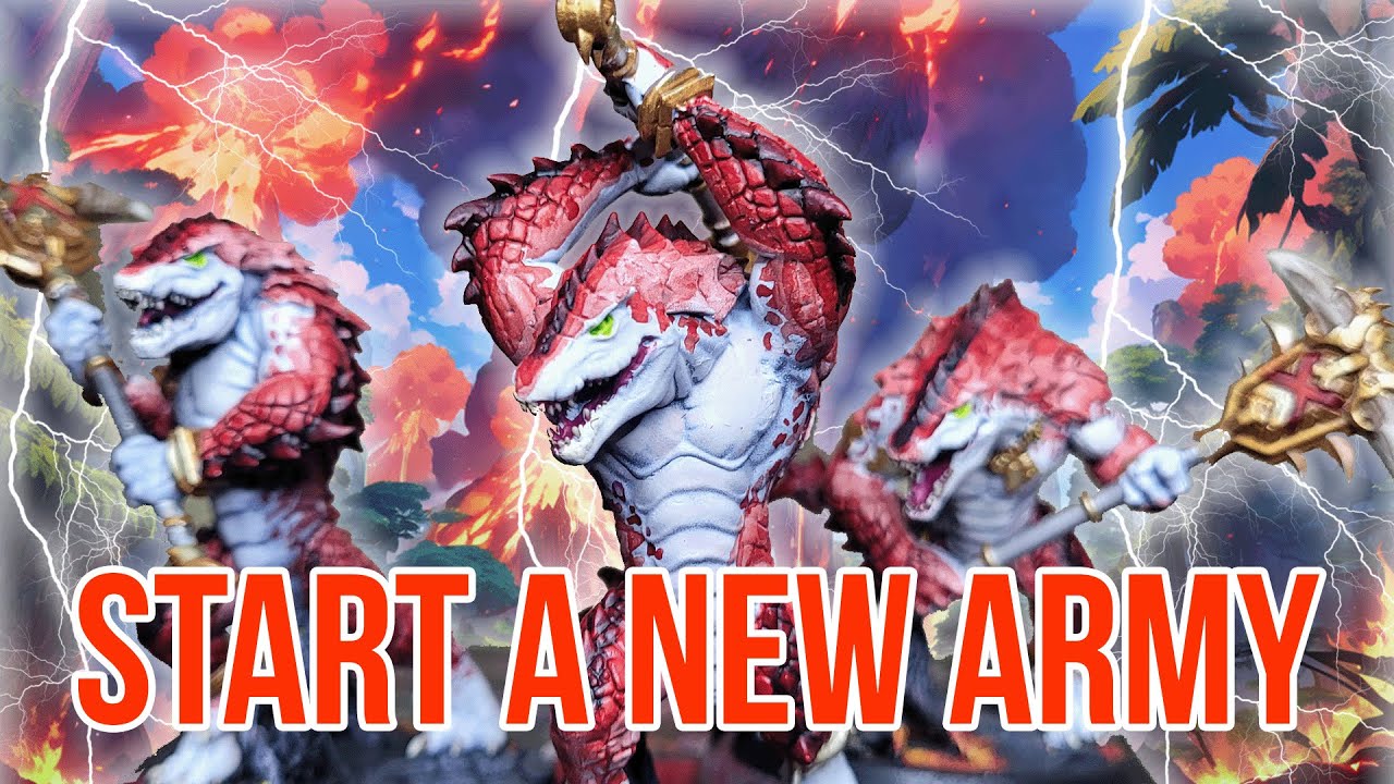 How I painted my brand new Seraphon Army