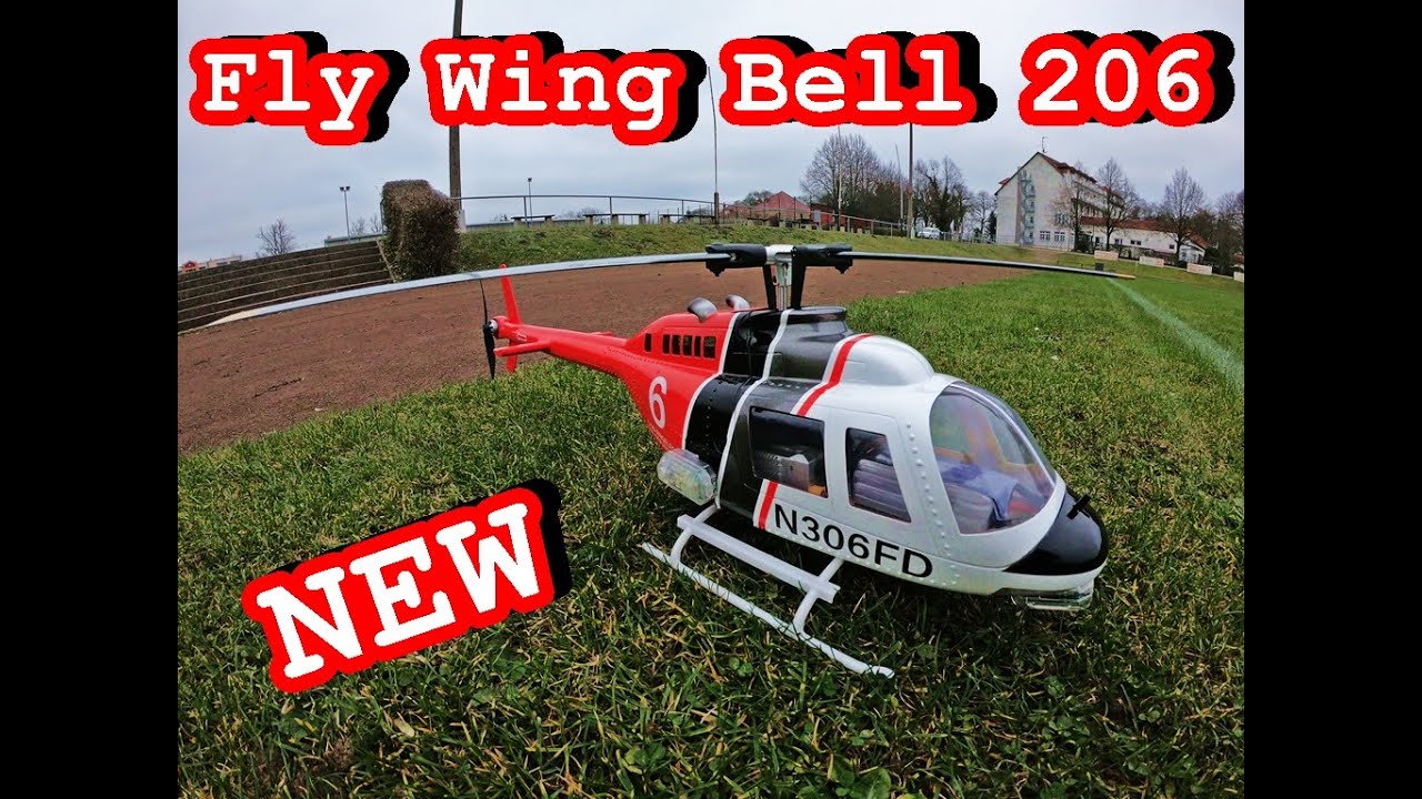 Fly Wing Bell 206  Abendflug mit Strobos 13.12.2024
