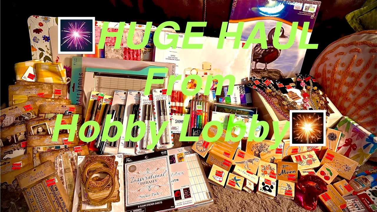 От всей души ❤️ Огромная покупка из Hobby Lobby! 🥰💘
